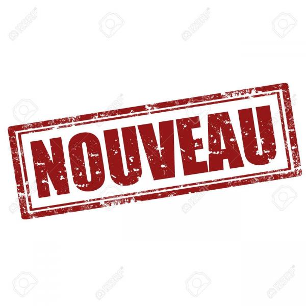 23462060 tampon en caoutchouc grunge avec le mot new langue francaise nouveau illustration vectorielle